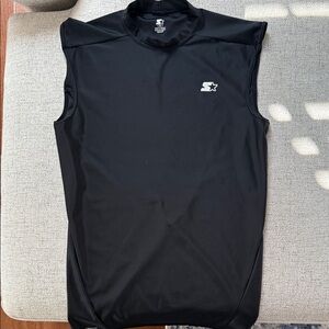 STARTER Black Sleeveless Performance Top
